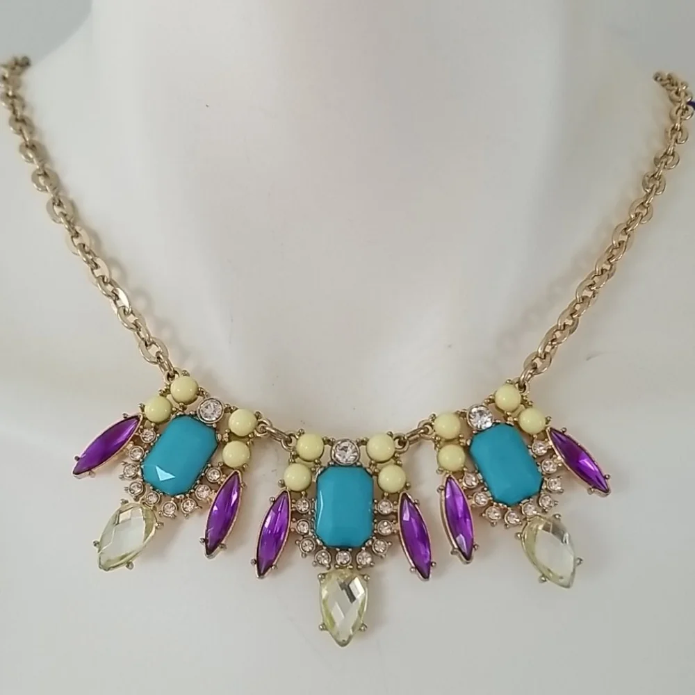Custom chunky colorful necklace